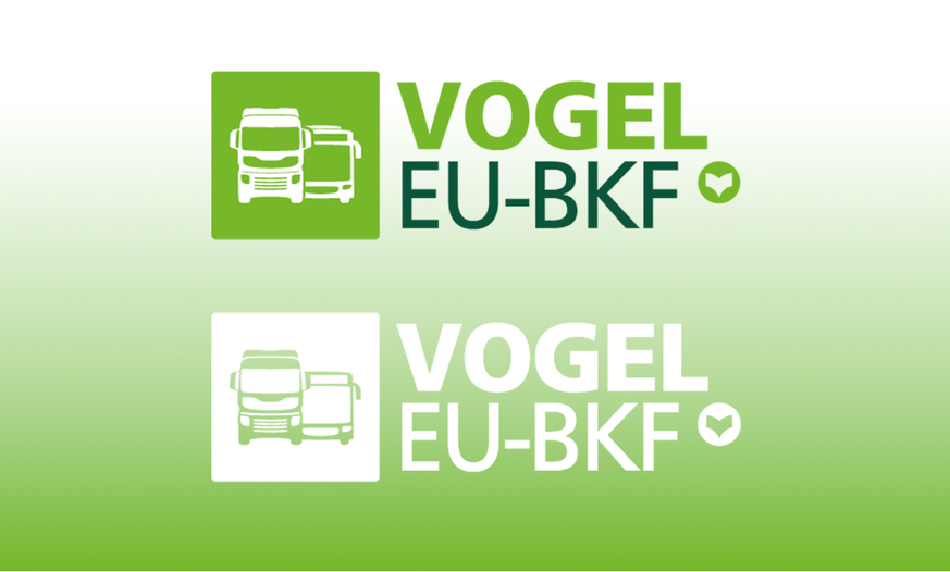 grüne Grafik mit VogelCheck und EU-BKF-Logo