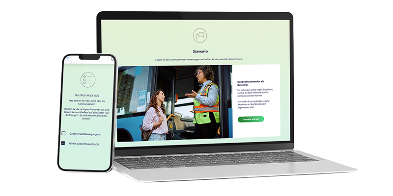 E-Learning für Busfahrer*innen in der Vogel BKF App