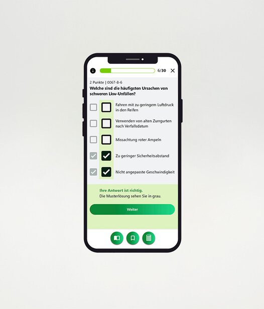 Smartphone mit VogelCheck 