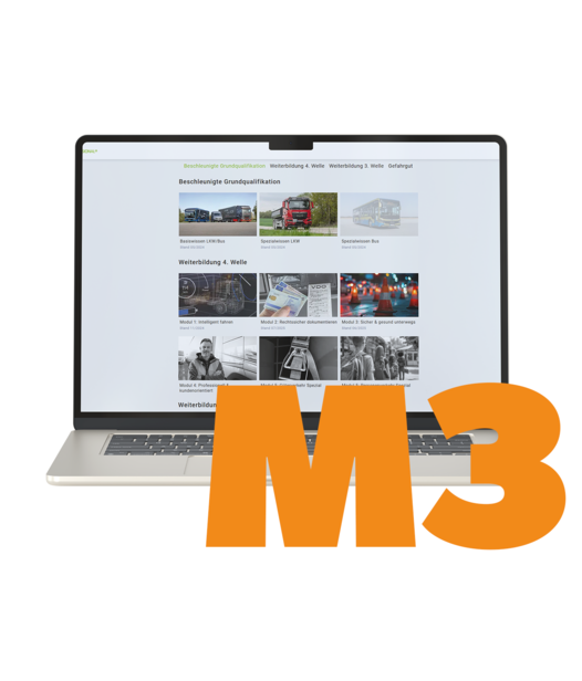Laptop mit PC Professional M3