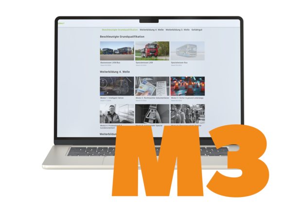 Laptop mit PC Professional M3