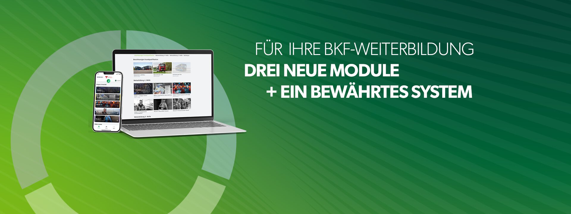 Neue Module für die Berufskraftfahrer Weiterbildung