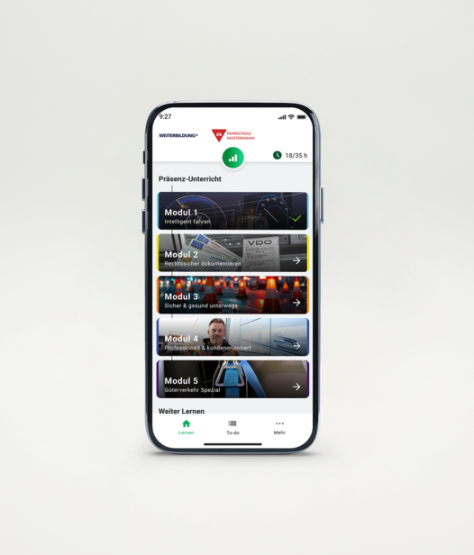 Startscreen Vogel VKF App Weiterbildung 
